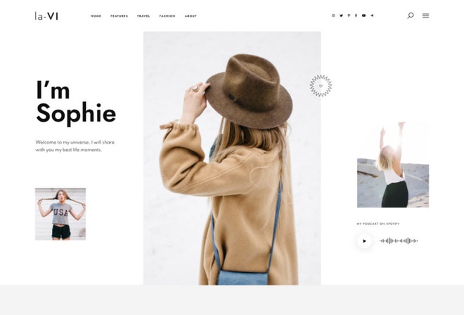 la Vi - Travel Blog Elementor Template Kit
