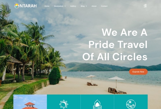 Ntarah - Tours and Travel Elementor Template Kit