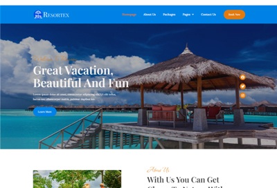 Resortex - Resort Elementor Template Kit