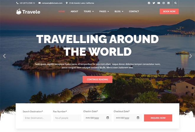 Travele - Travel & Tour Elementor Template Kit