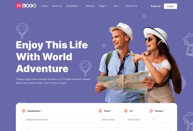 TravelU - Tour and Travel Elementor Template Kit