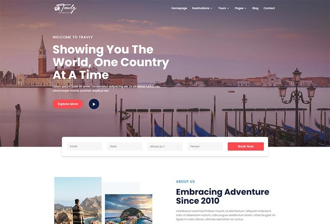 Travly - Tour & Travel Agency Elementor Template Kit
