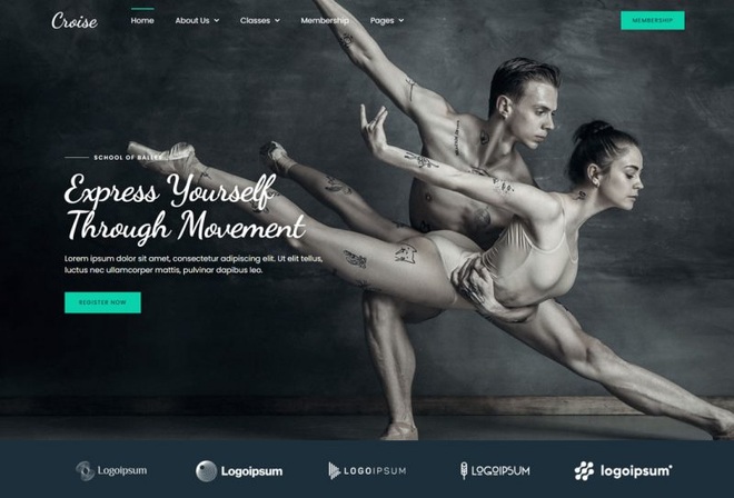 Croise - Template Kit for Ballet Dance School