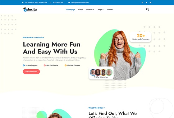 Educita - Education Elementor Template Kit