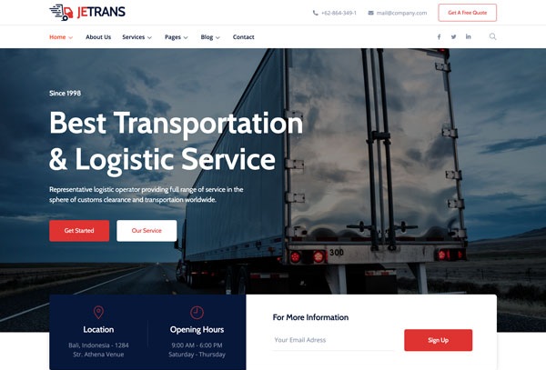Logistics & Transportation Template Kit