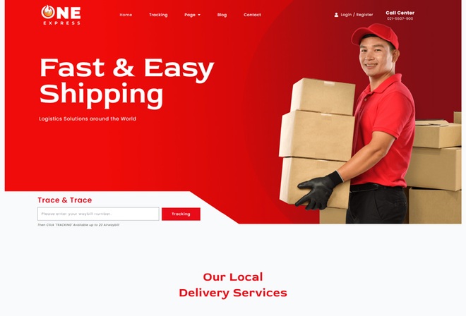 one express - Logistic Template Kit