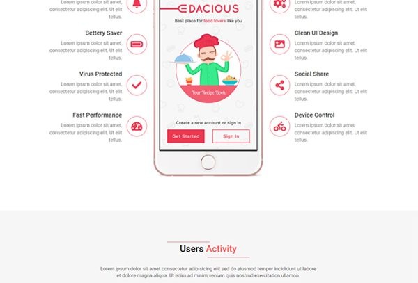 AppRaxx - App Landing Page Elementor Template Kit