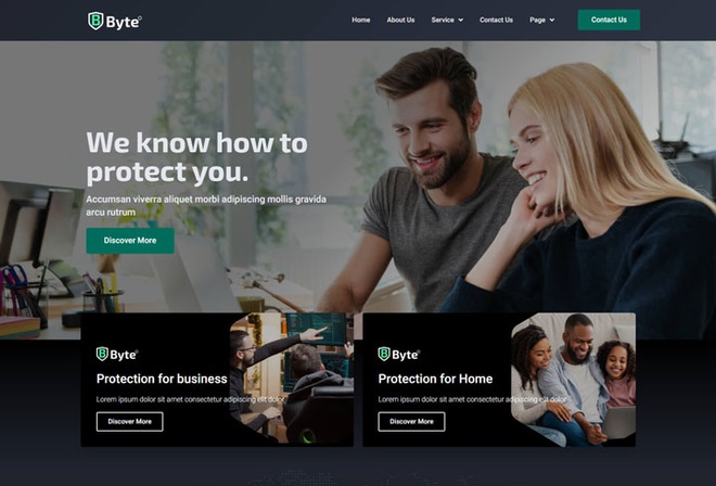 Byte - Template Kit for Cyber Security Service
