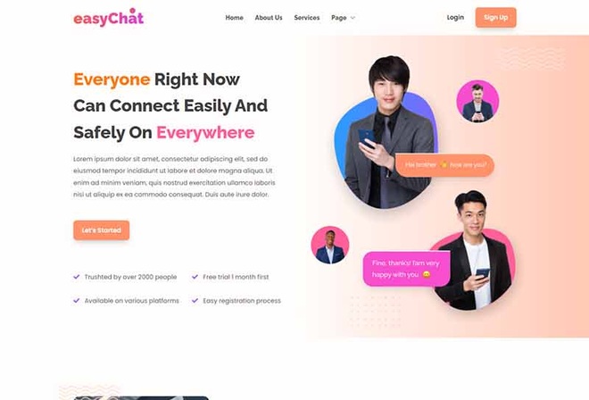 Easychat - Platform Chat Elementor Kit