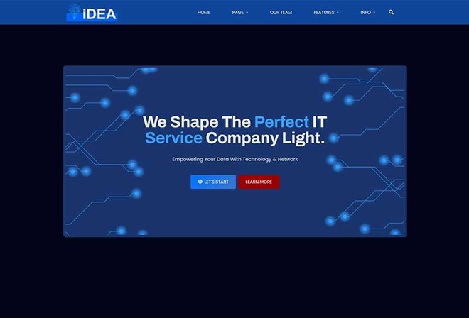iDea - Technology & IT Network Service Elementor Template Kit