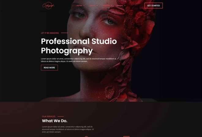 Codagraph - Photography, Portfolio Elementor Template Kit