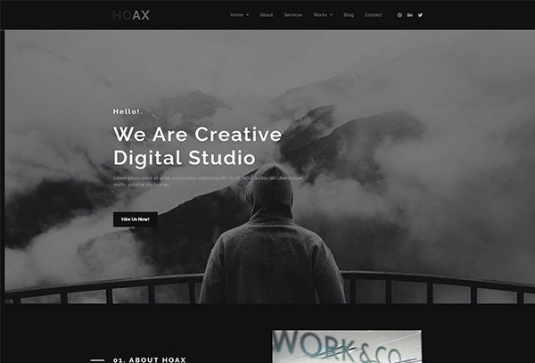 Hoax - Creative Agency Elementor Template Kit