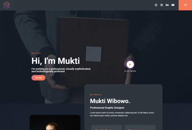 ItsmyKit - Template Kit For Personal Portfolio