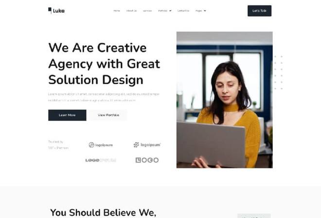 Luka - Creative Agency Elementor Template Kit