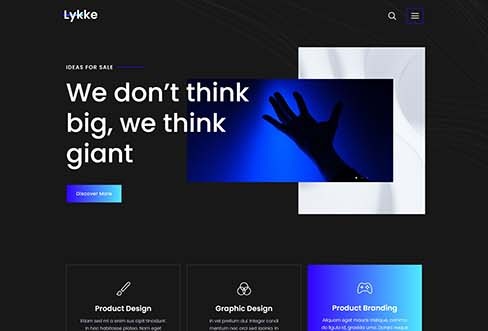 Lykke - Creative Agency Elementor Template Kit