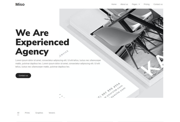 Miso - Minimal Portfolio Elementor Template Kit