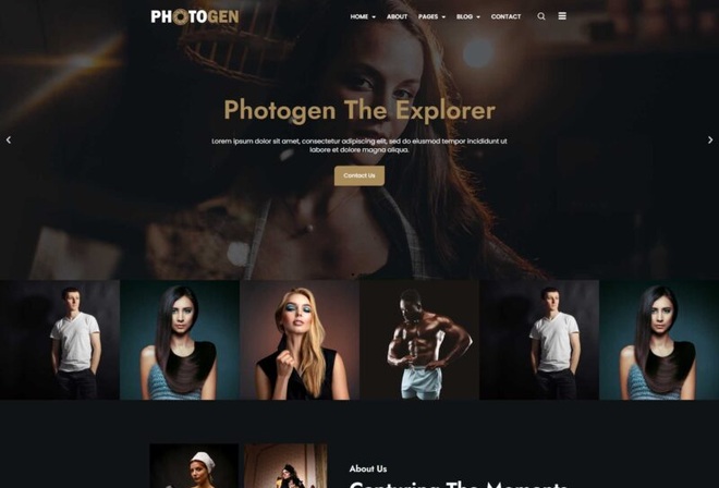 Photogen - Photography & Portfolio Elementor Template Kit