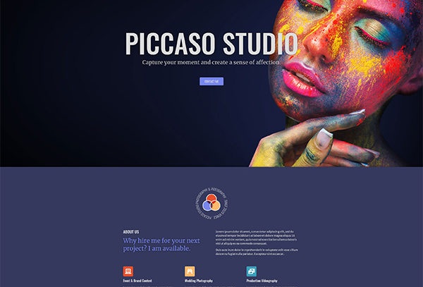 Piccaso - Photography Elementor Template Kit