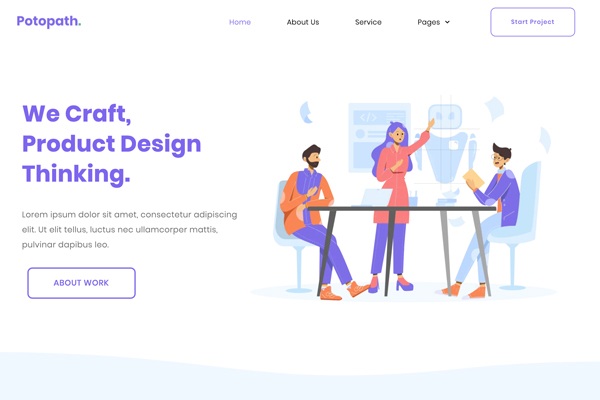 Potopath - Creative Agency Template Kit