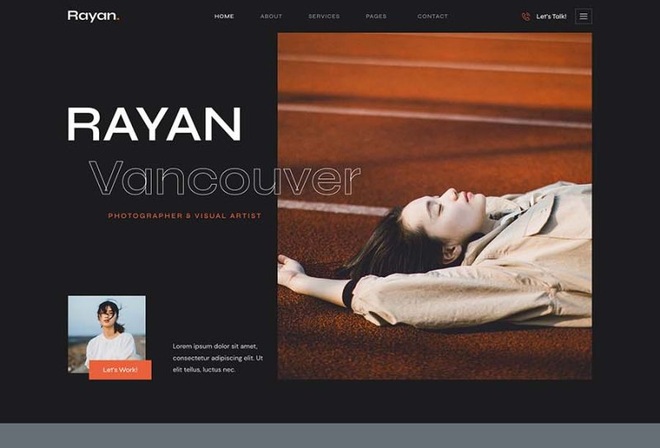 Rayan - Photography & Portfolio Elementor Template Kit