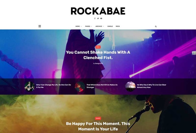 Rockabea Elementor Template Kit