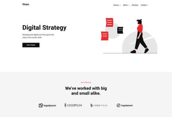 Skape - Creative Multipurpose Digital Agency Business & Portfolio WordPress Elementor Template Kit