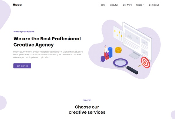 Veco - Creative Agency Template Kit