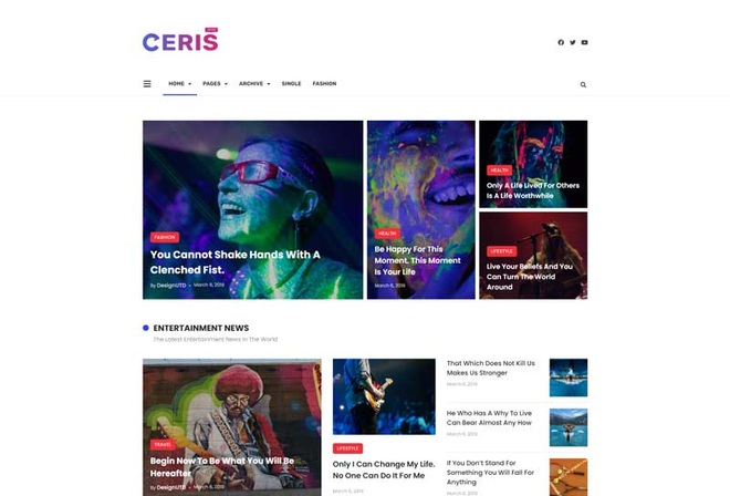 Ceris Elementor Template Kit