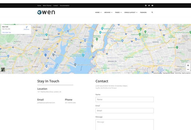 Gwen Elementor Template Kit