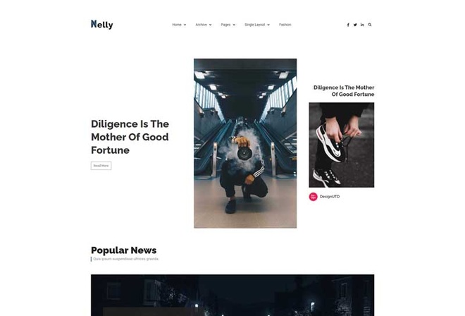 Nelly Elementor Template Kit