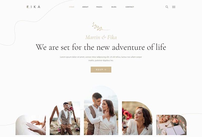 Fika - Wedding & Wedding Planner Elementor Template Kit