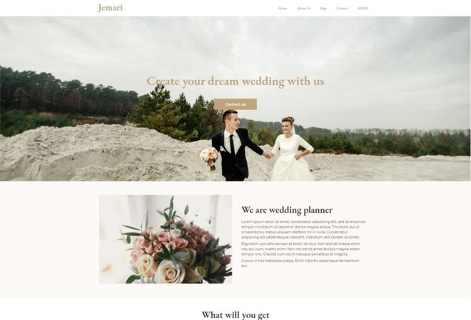Jemari - Wedding Elementor Template Kit