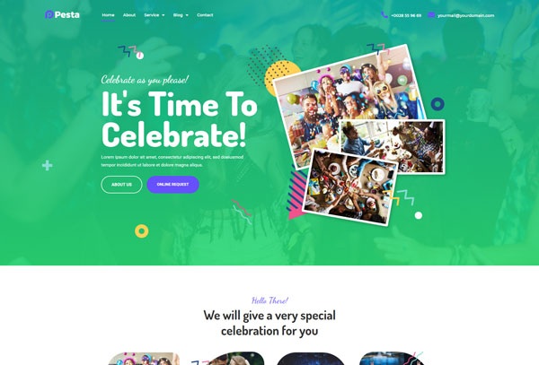 Pesta - Event Planner & Organizer Template kit