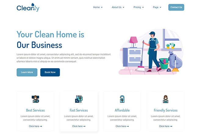 Cleanly