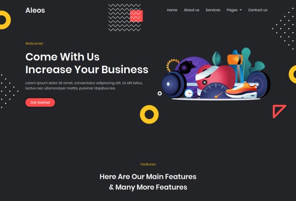 Aleos - Business Agency Elementor Template Kit