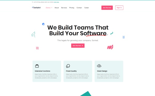 Betakit - Digital & Marketing Agencies Template