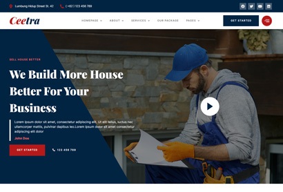 Ceetra - House Developer Agency Elementor Template Kit