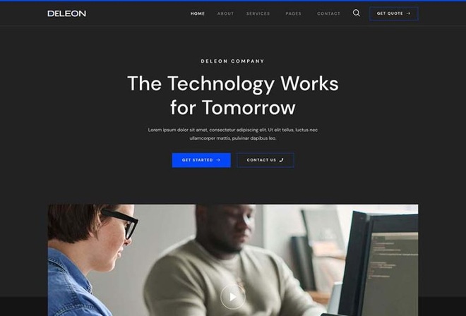 Deleon - IT Solutions & Services Company Elementor Template Kit