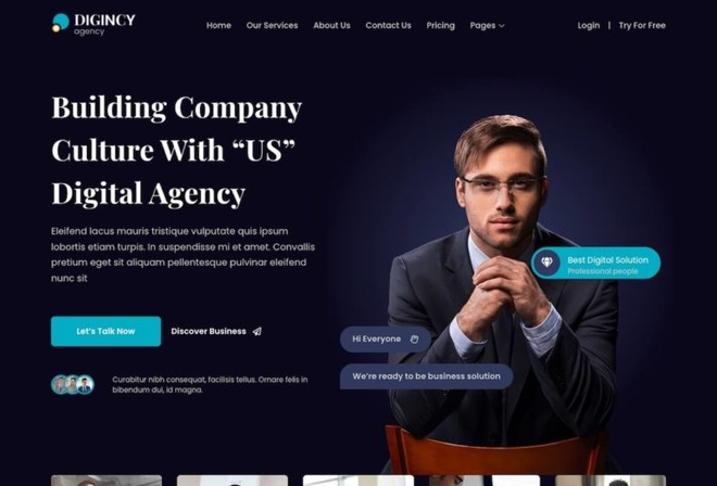 Digincy - Digital Marketing Template Kit