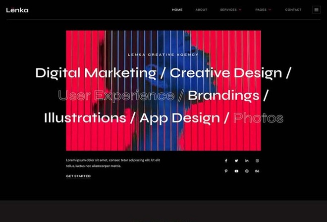 Lenka - Creative Digital Agency Elementor Template Kit
