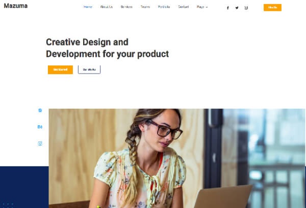 Mazuma - Company Multipurpose Website Template