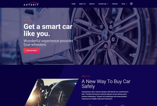 AutoKit - Template Kit for Auto Dealership