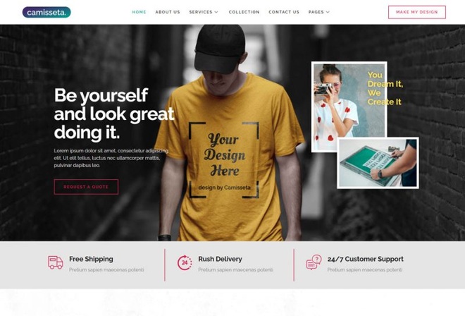 Camisseta – Template Kit for Custom T-Shirt