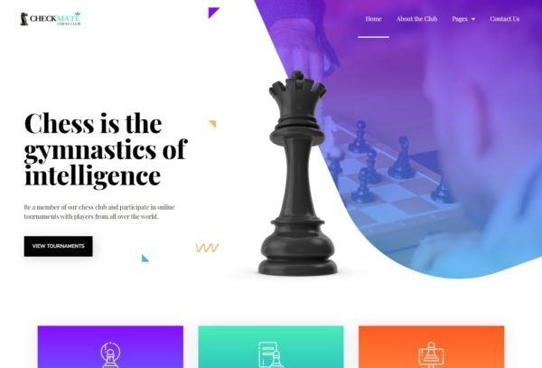 CheckMate - Chess Club & Tournaments Elementor Template Kit